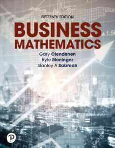 Business Mathematics 15th Edition Gary Clendenen Kitap Kapağı