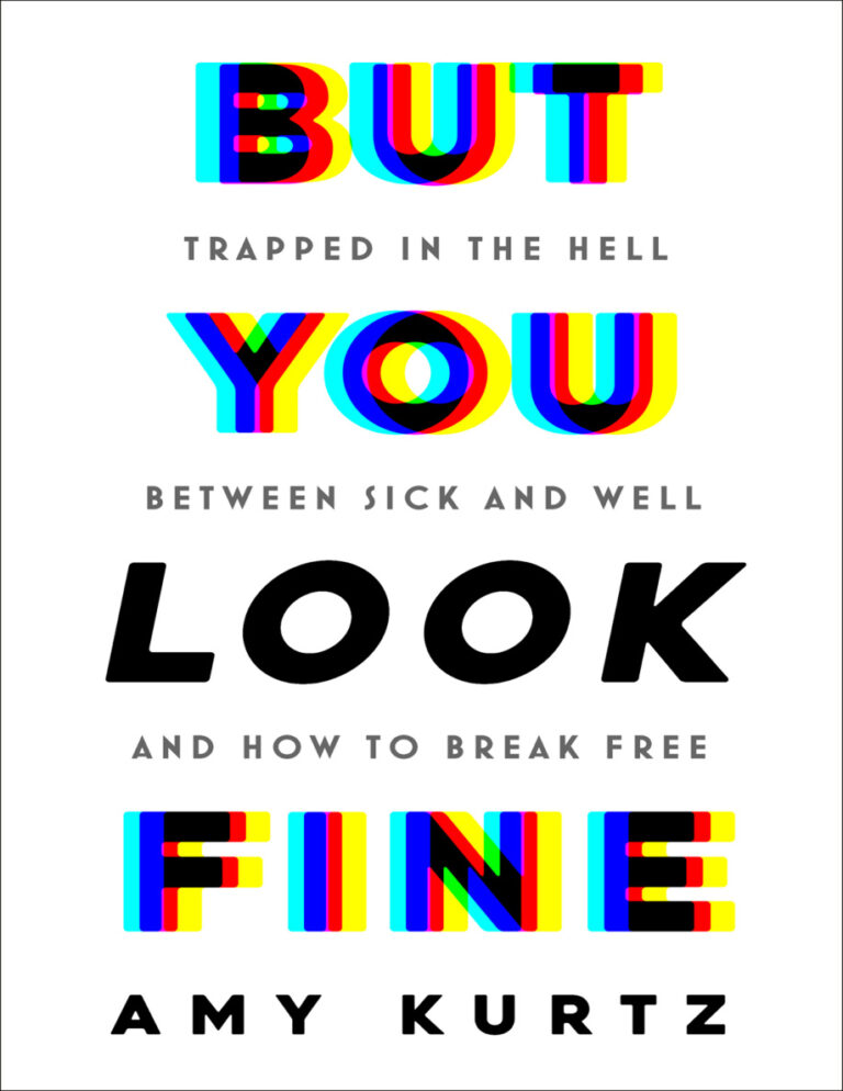 But You Look Fine Amy Kurtz Kitap Kapağı