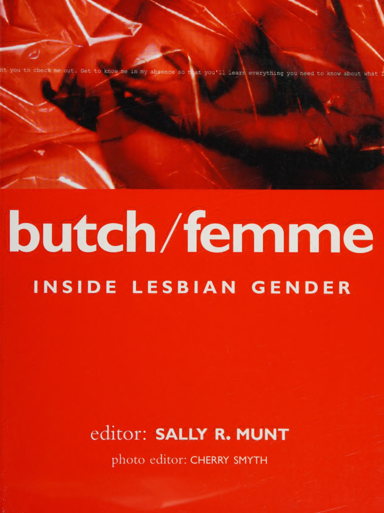ButchFemme Inside Lesbian Gender Sally Munt Kitap Kapağı