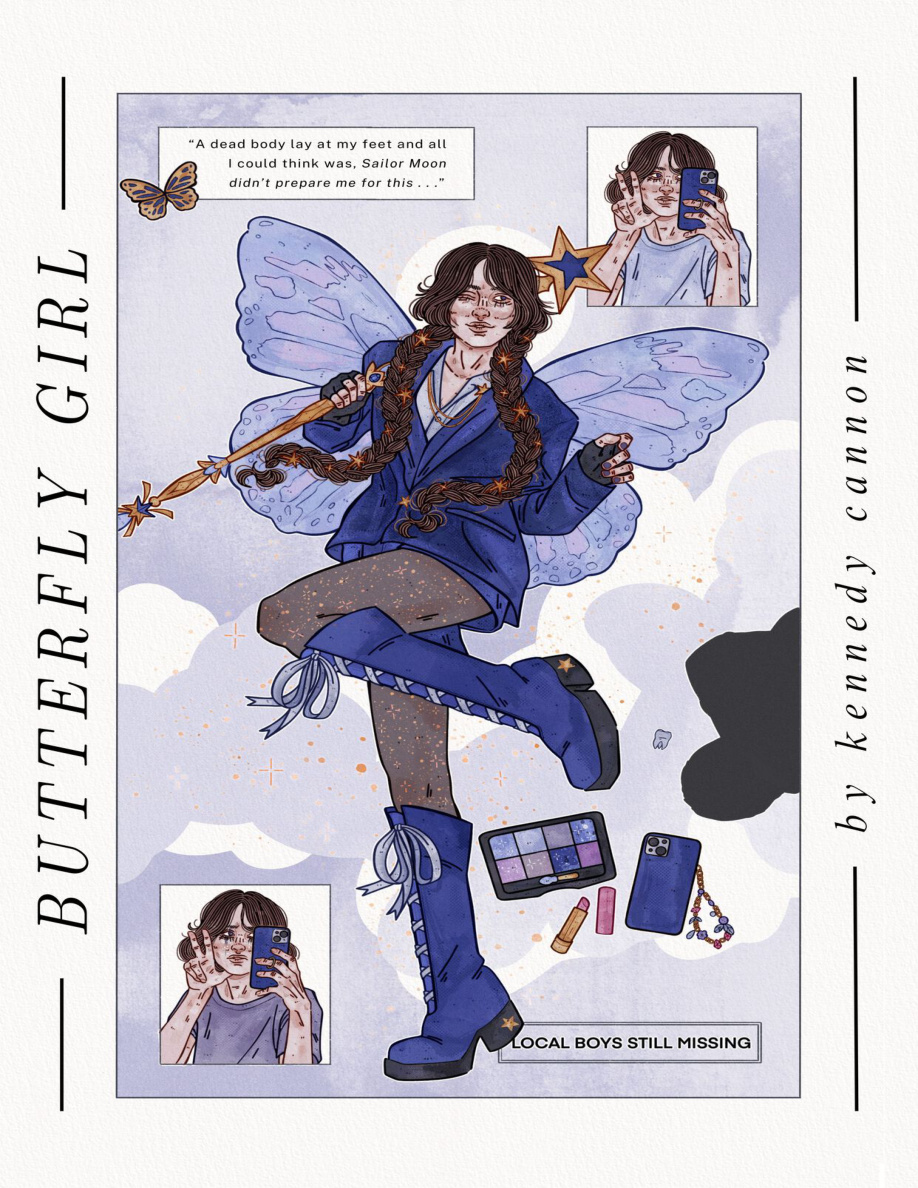 Butterfly Girl Kennedy Cannon Kitap Kapağı