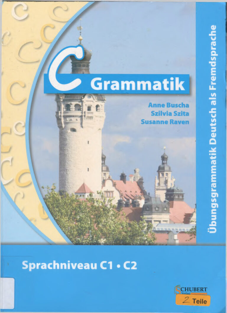 C Grammatik German Edition Anne Buscha Kitap Kapağı