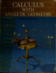 Calculus with Analytic Geometry George F Simmons Kitap Kapağı