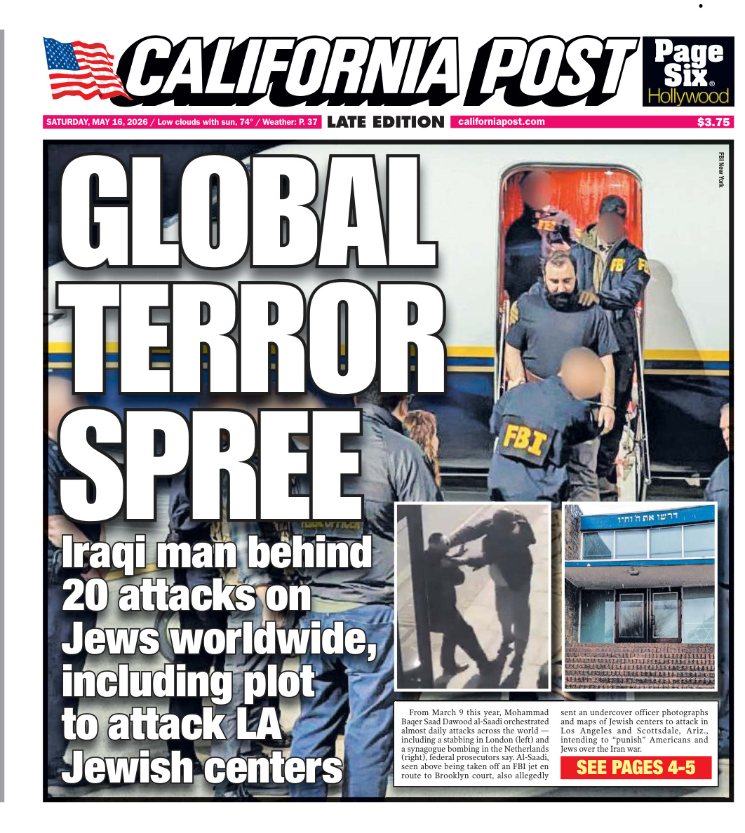 California Post 16 May 2026 California Post Kitap Kapağı