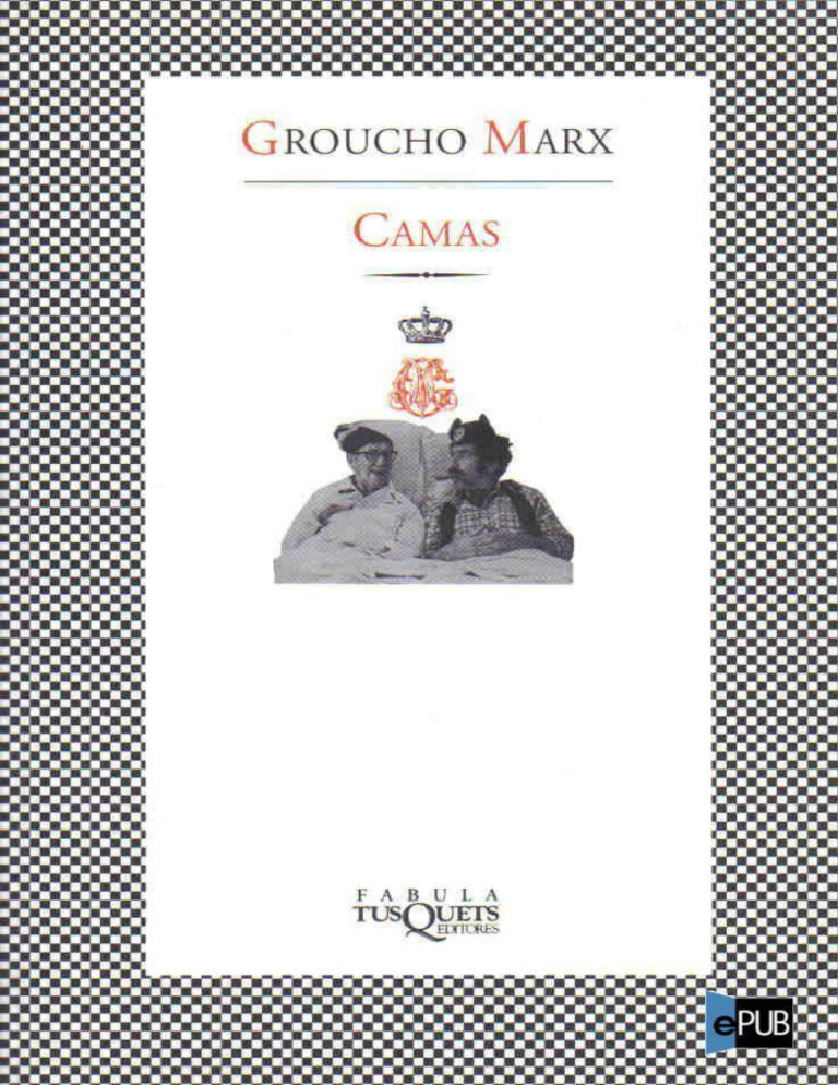 Camas Spanish Edition Groucho Marx Kitap Kapağı