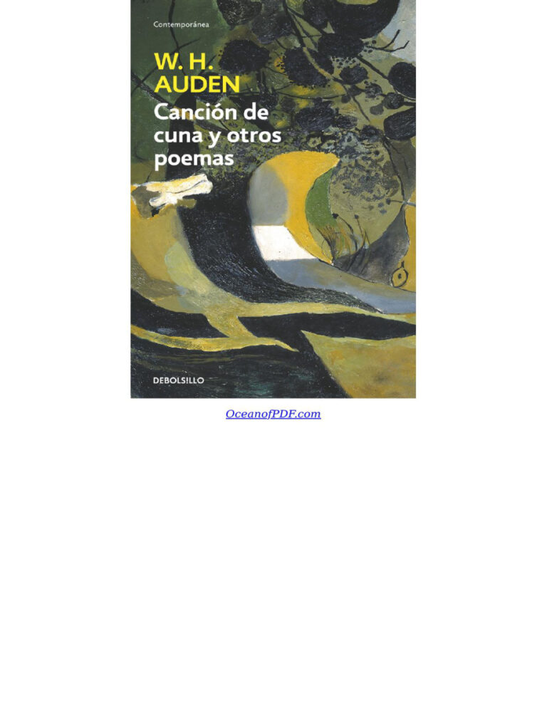 Cancion de cuna y otros poemas Spanish Edition WH Auden Kitap Kapağı