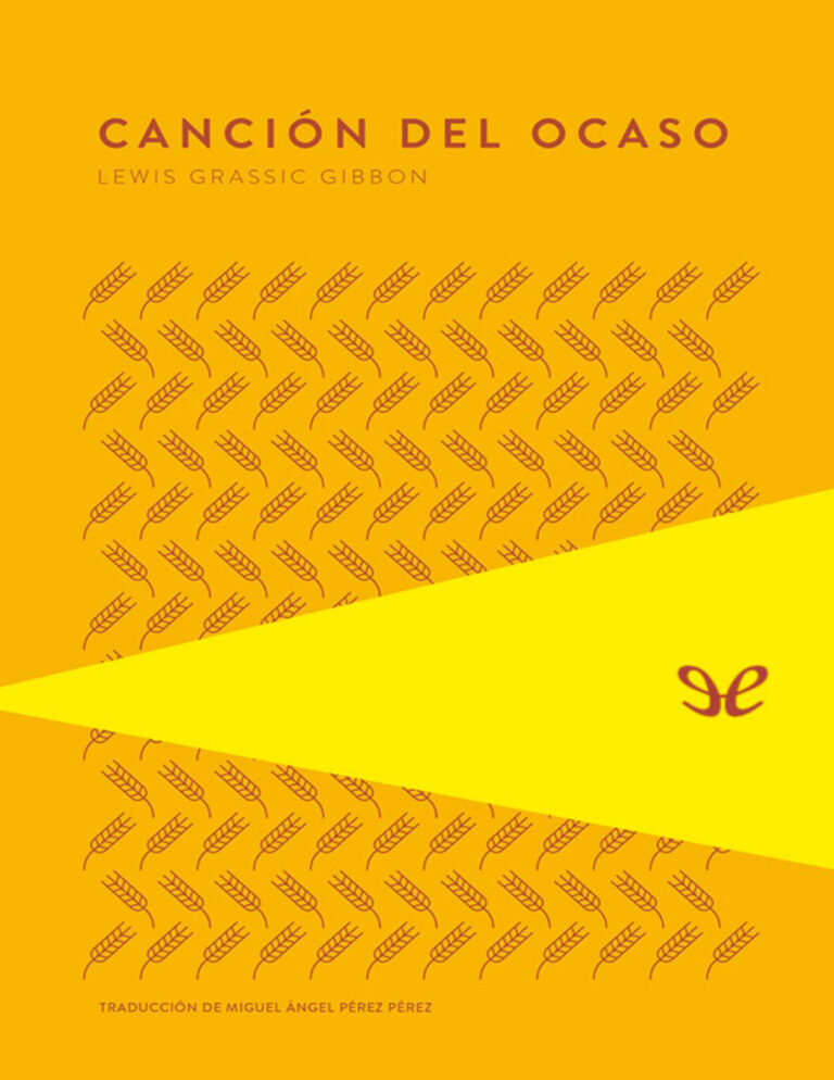 Cancion del ocaso Spanish Edition Lewis Grassic Gibbon Kitap Kapağı
