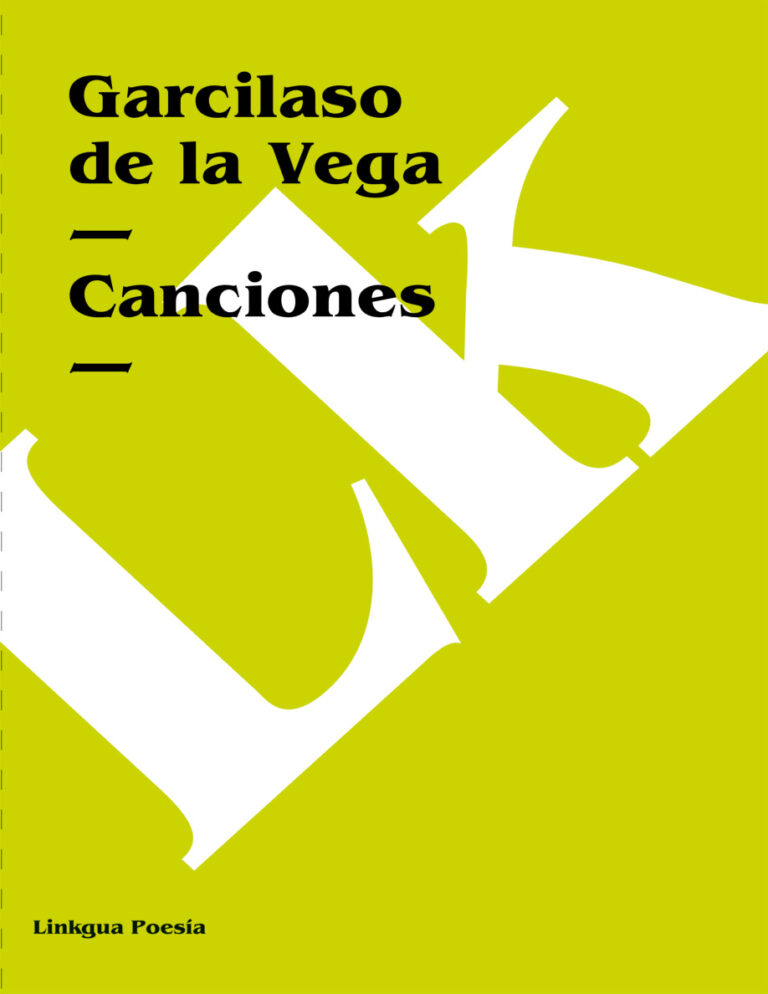 Canciones Spanish Edition Garcilaso de la Vega Kitap Kapağı
