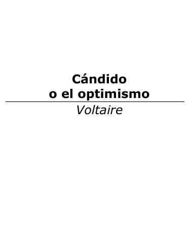 Cándido PDF Download