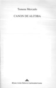 Canon de alcoba Spanish Edition Tinuna Mercado Kitap Kapağı