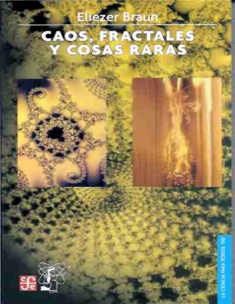 Caos Fractales y cosas raras Spanish Braun Eliezer Kitap Kapağı