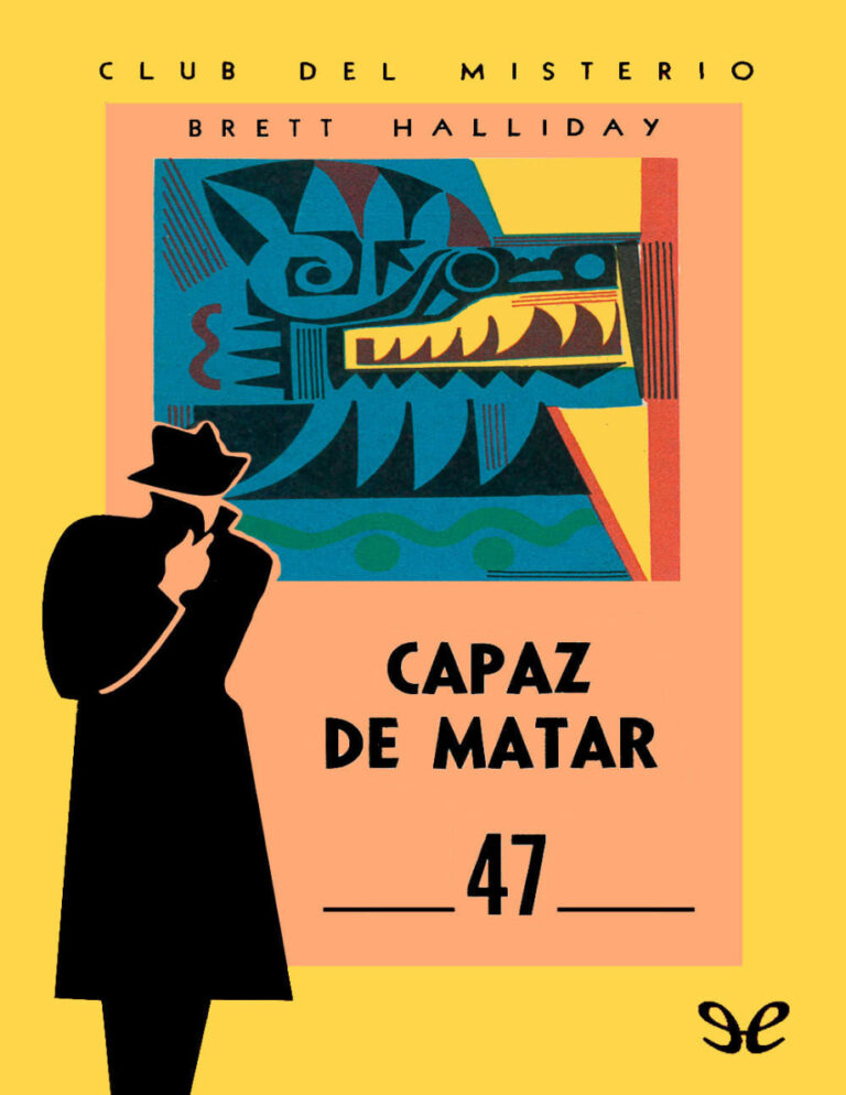 Capaz de matar Brett Halliday Kitap Kapağı