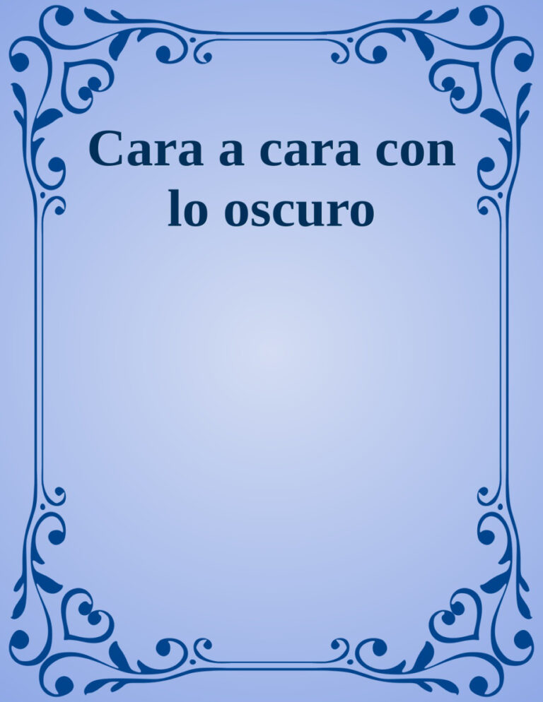 Cara a cara con lo oscuro Spanish Edition Maria Corbi Kitap Kapağı