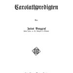 Carolathpredigten German Edition Julius Burggraf Kitap Kapağı
