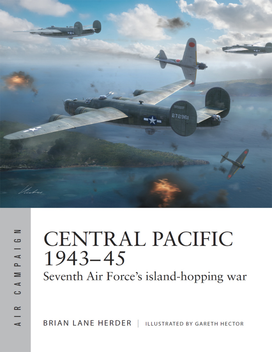 Central Pacific 1943 45 Brian Lane Herder Kitap Kapağı
