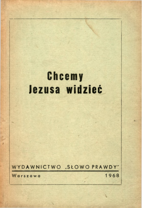 Chcemy Jezusa widzieć Polish Edition coll Kitap Kapağı