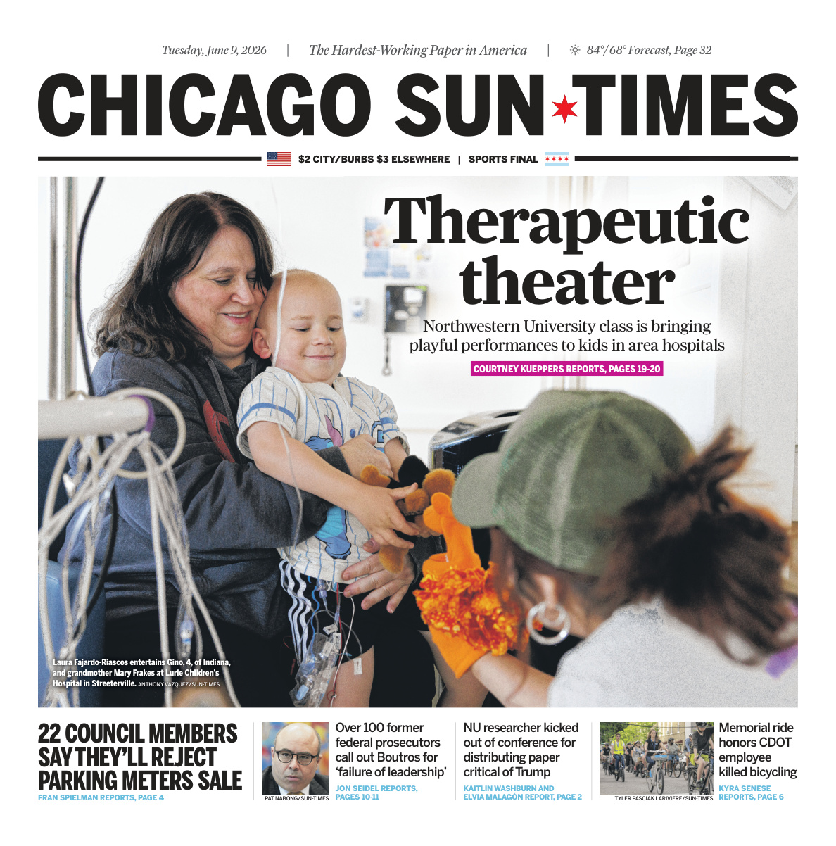 Chicago Sun Times 09 June 2026 Chicago Sun Times Kitap Kapağı