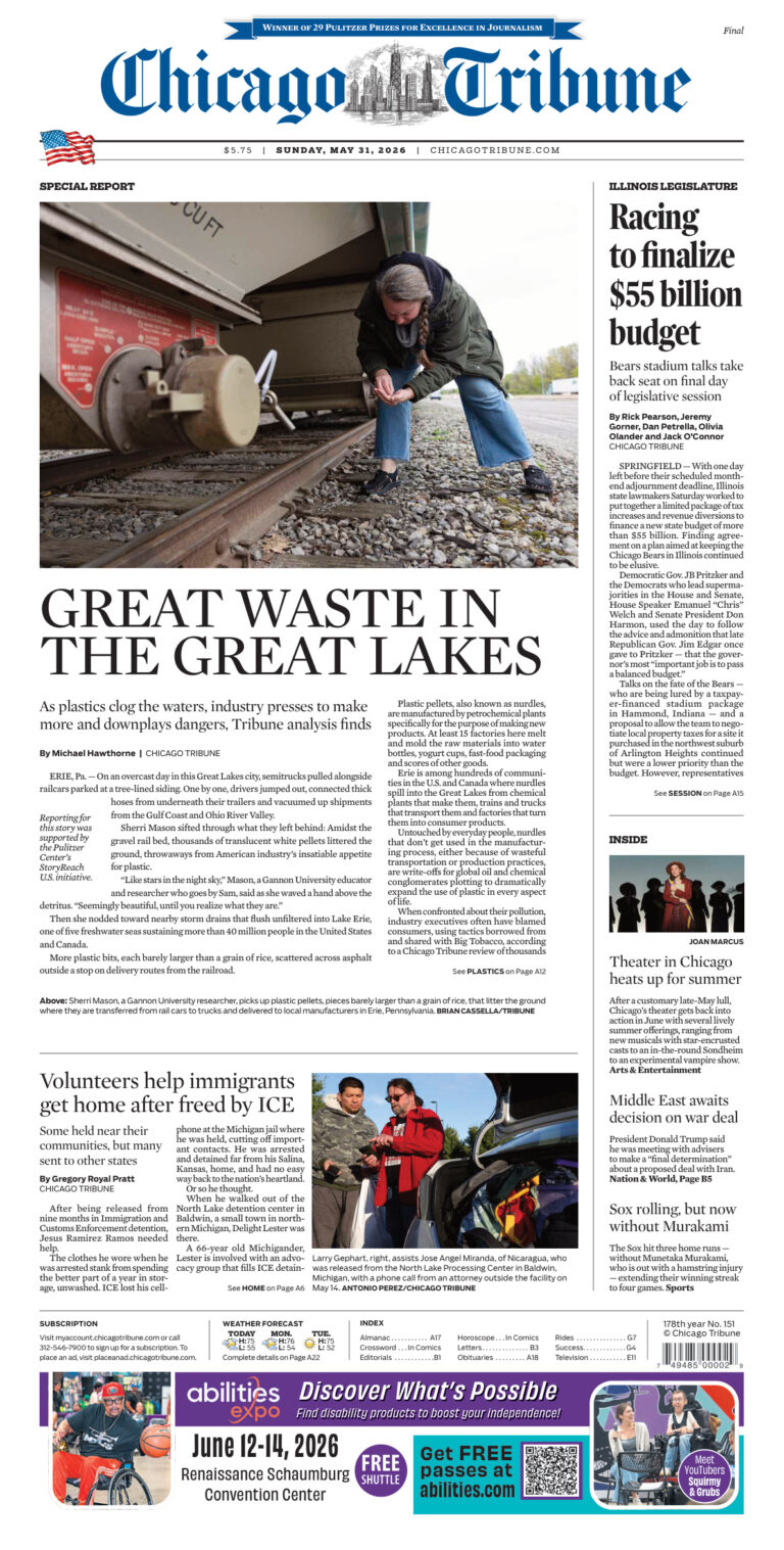 Chicago Tribune May 31 2026 Chicago Tribune Kitap Kapağı