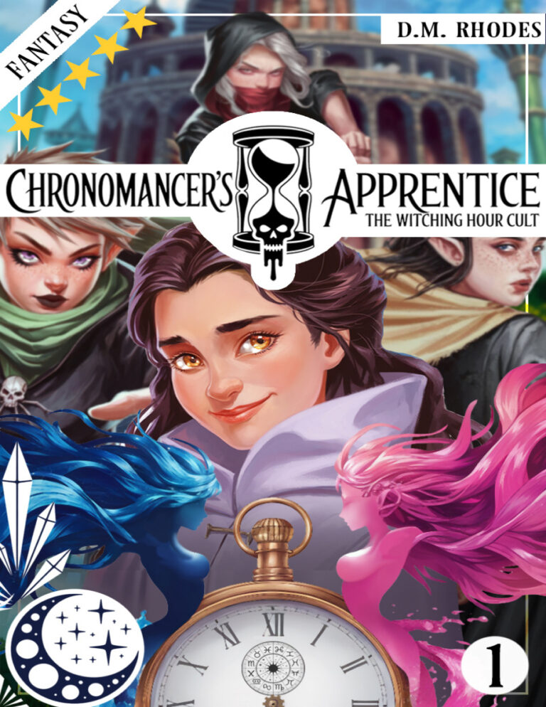 Chronomancers Apprentice n The Witching Hour Cult D M Rhodes Kitap Kapağı