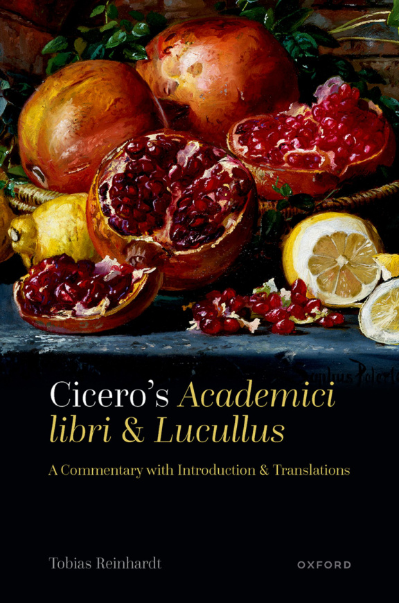 Ciceros Academici libri and Lucullus Tobias Reinhardt Kitap Kapağı