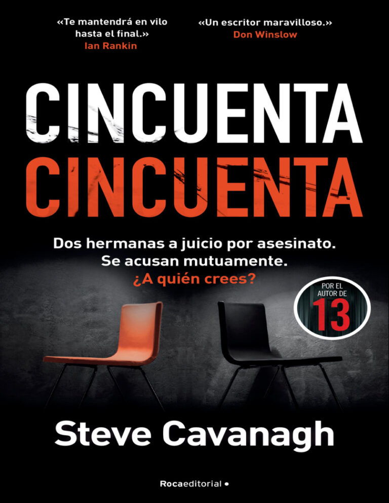 Cincuenta Cincuenta Spanish Edition Steve Cavanagh Kitap Kapağı