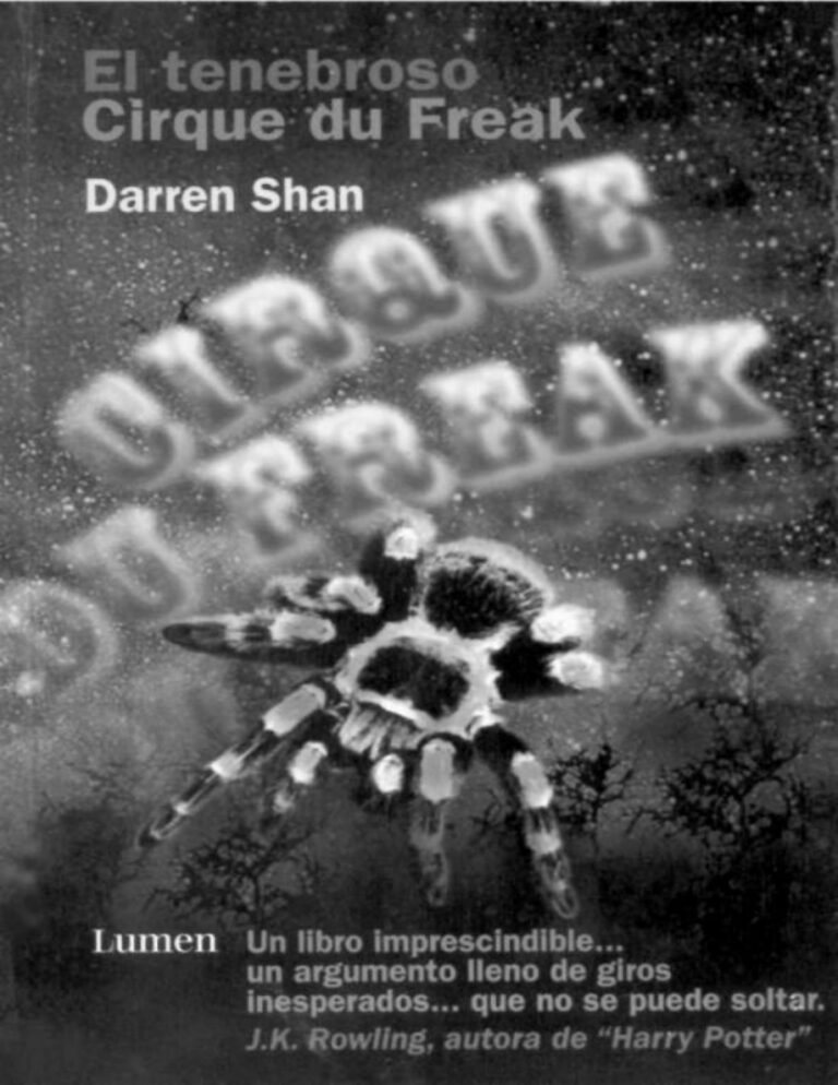 Cirque du Freak 01 Darren Shan Kitap Kapağı