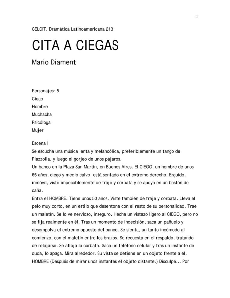 Cita a ciegas Spanish Edition Mario Diament Kitap Kapağı