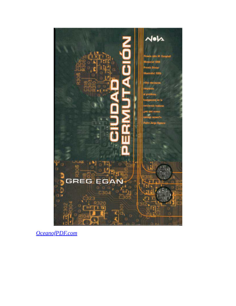 Ciudad Permutacion Egan Greg Kitap Kapağı