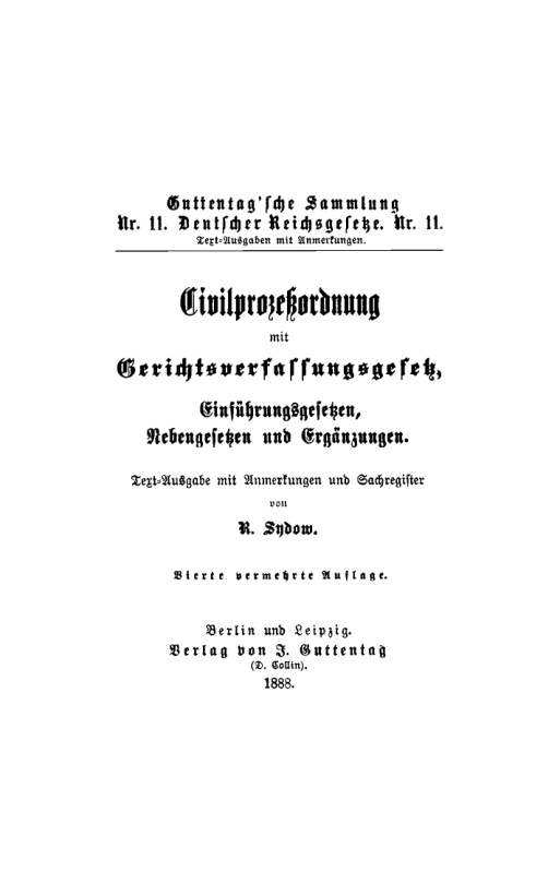Civilprozessordnung mit Gerichtsverfassungsgesetz German Edition R Sydow Kitap Kapağı