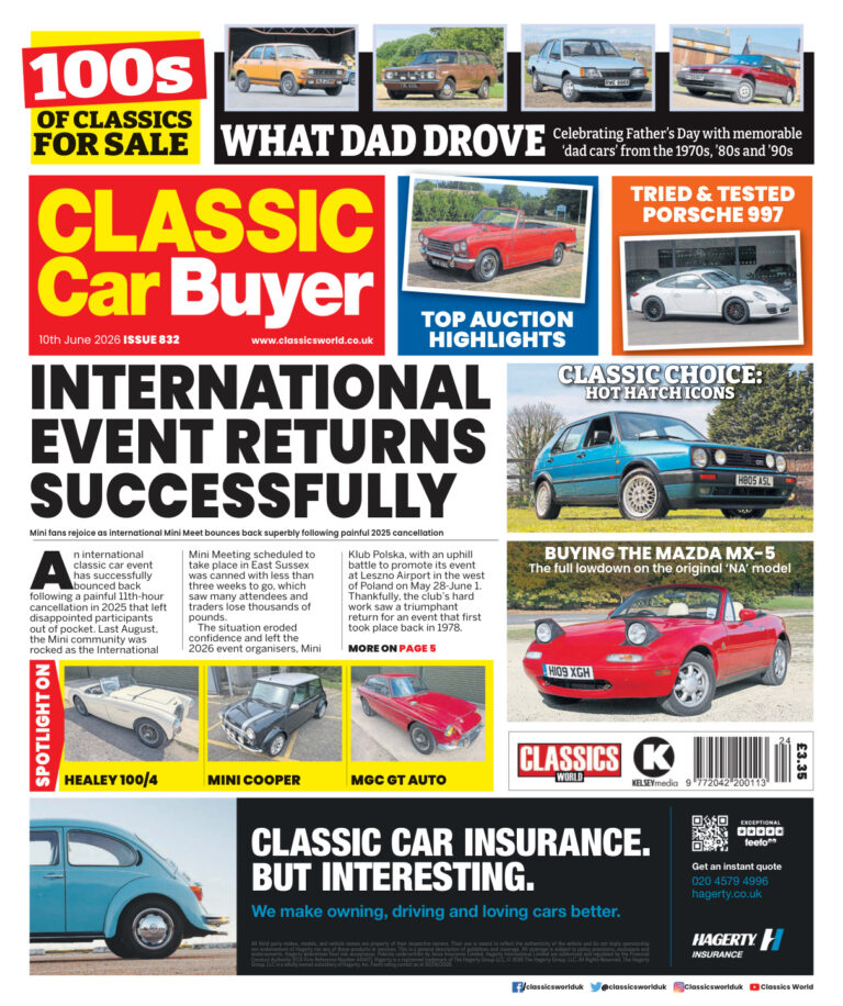 Classic Car Buyer Issue 832 10 June 2026 Classic Car Buyer Kitap Kapağı