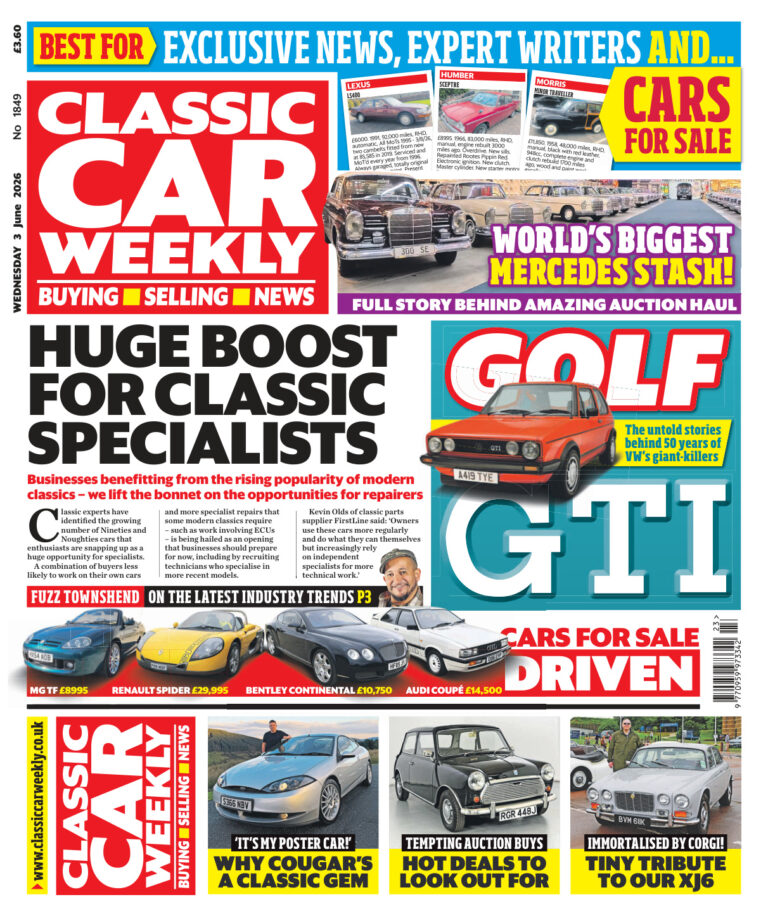 Classic Car Weekly Issue 1849 03 June 2026 Classic Car Weekly Kitap Kapağı