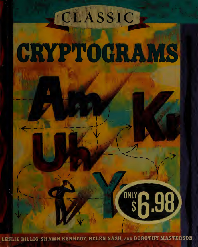 Classic cryptograms Billig Kitap Kapağı