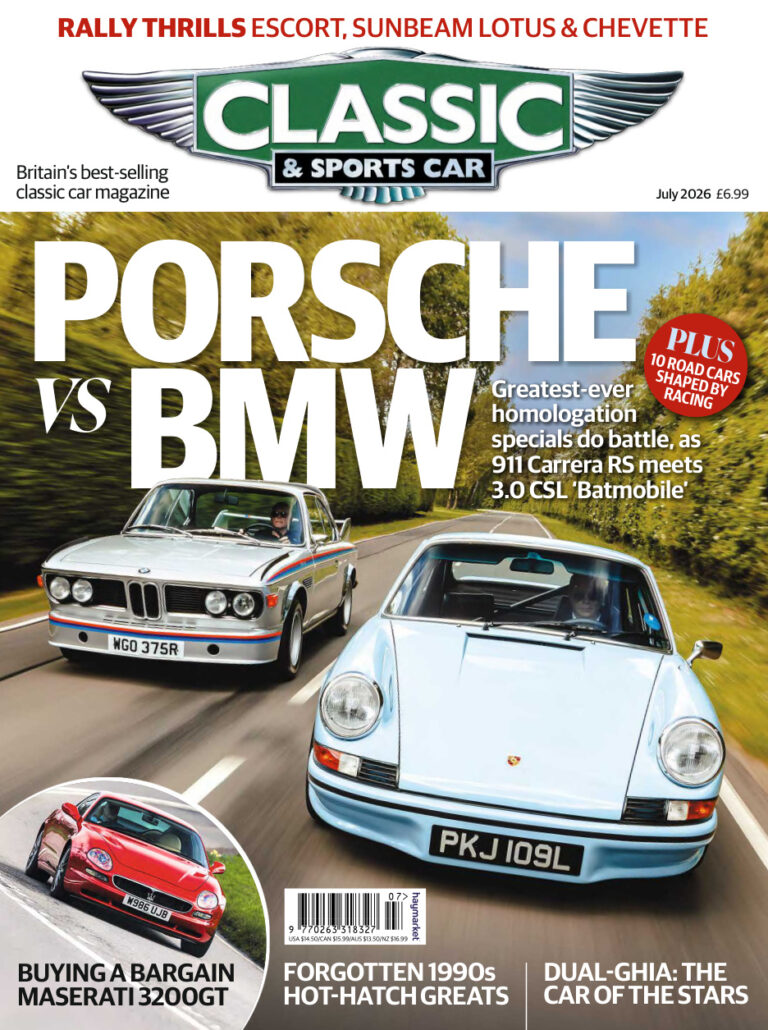 Classic n Sports Car UK July 2026 Classic n Sports Car UK Kitap Kapağı