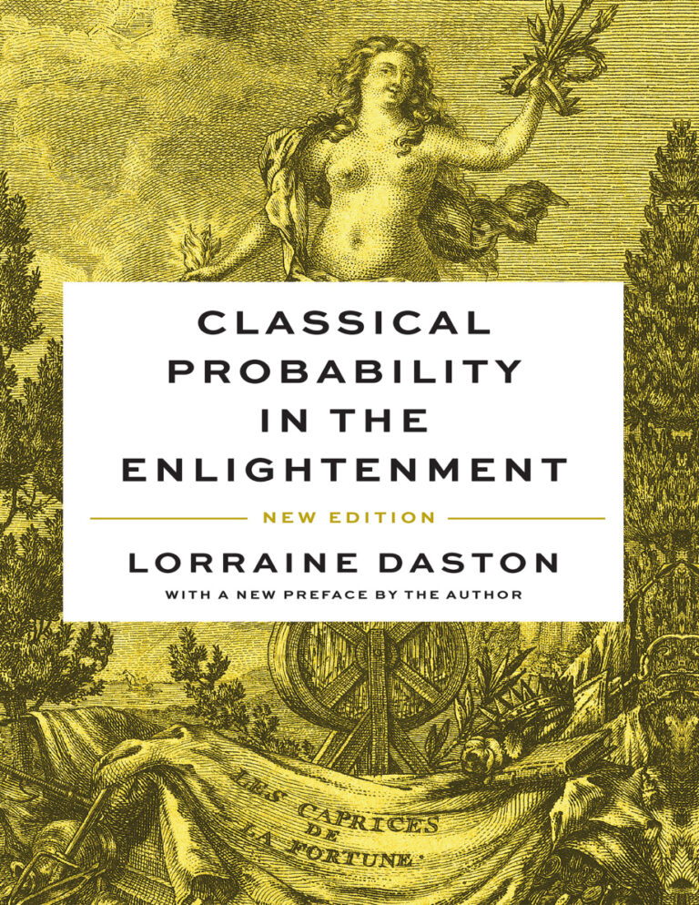Classical Probability in the Enlightenment Lorraine Daston Kitap Kapağı