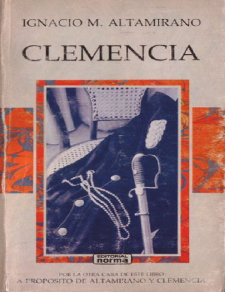 Clemencia Spanish Altamirano Ignacio Manuel Kitap Kapağı