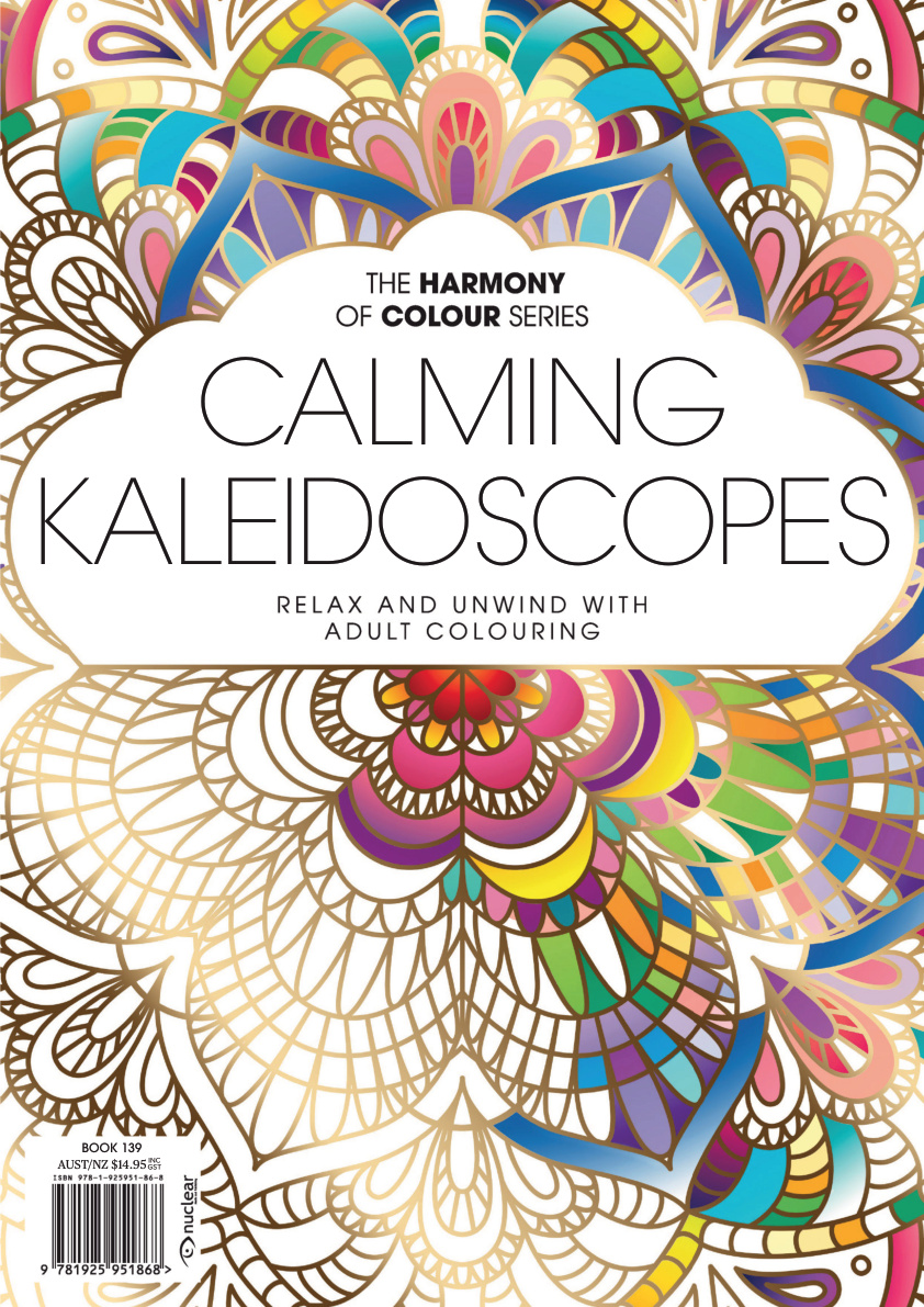 Colouring Book Calming Kaleidoscopes 2026 Colouring Book Kitap Kapağı