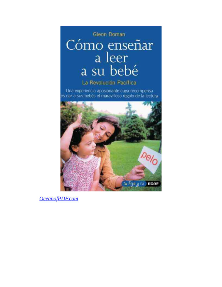 Como Ensenar A Leer A Su Bebe Doman Glenn Kitap Kapağı