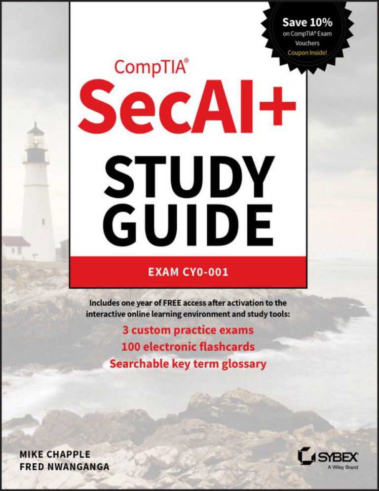 CompTIA SecAI Study Guide Exam CY0 001 Mike Chapple Kitap Kapağı