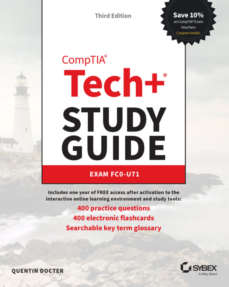 CompTIA Tech Study Guide Exam FC0 U71 3rd Edition Quentin Docter Kitap Kapağı