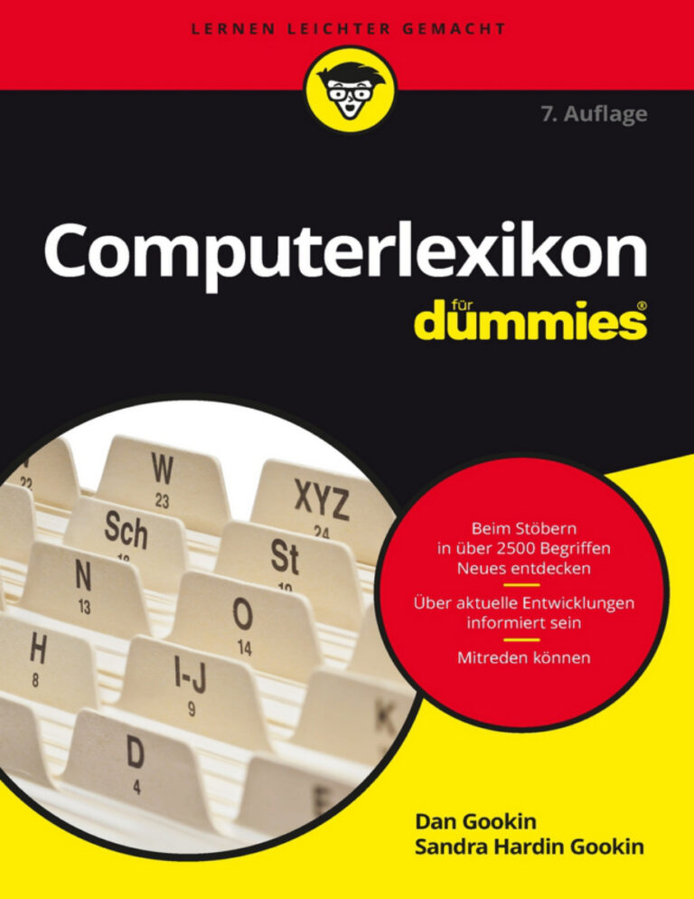 Computerlexikon fur Dummies German Edition Dan Gookin Kitap Kapağı