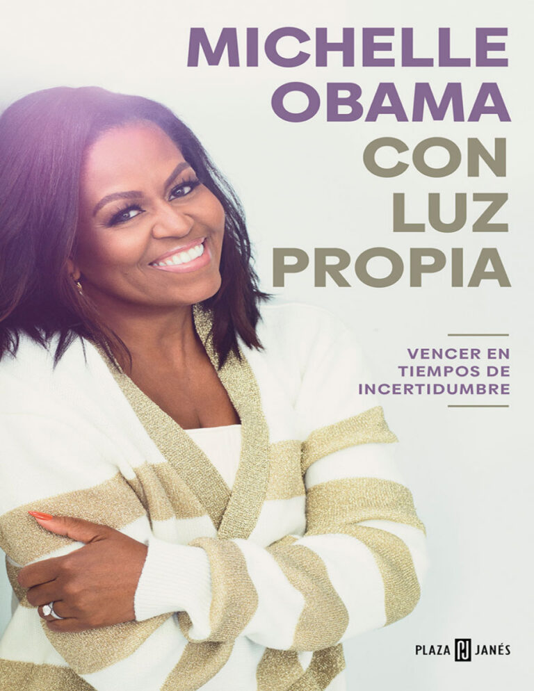 Con luz propia Michelle Obama Kitap Kapağı