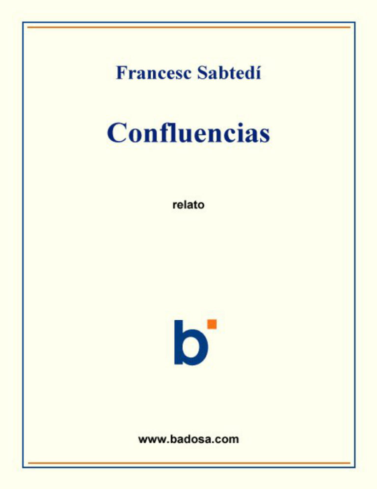 Confluencias Francesc Sabtedi Kitap Kapağı