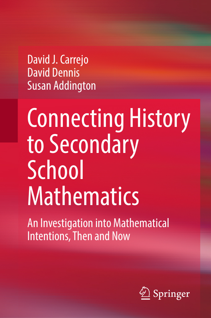 Connecting History to School Mathematics David J Carrejo Kitap Kapağı