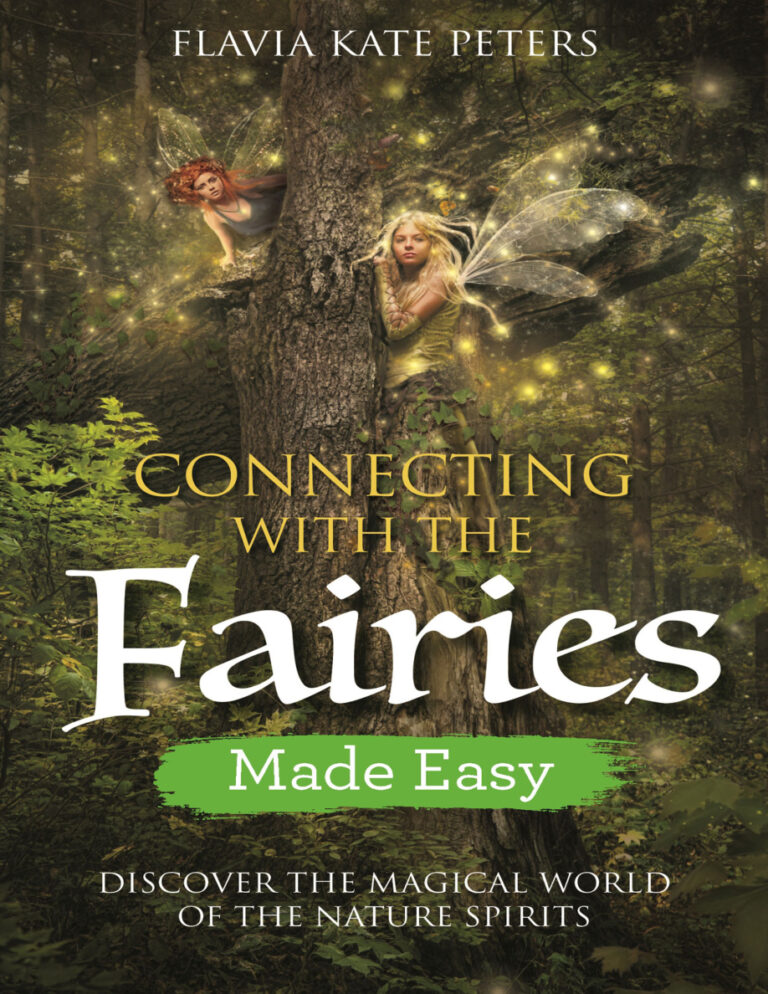 Connecting with the fairies made easy Flavia Kate peters Kitap Kapağı