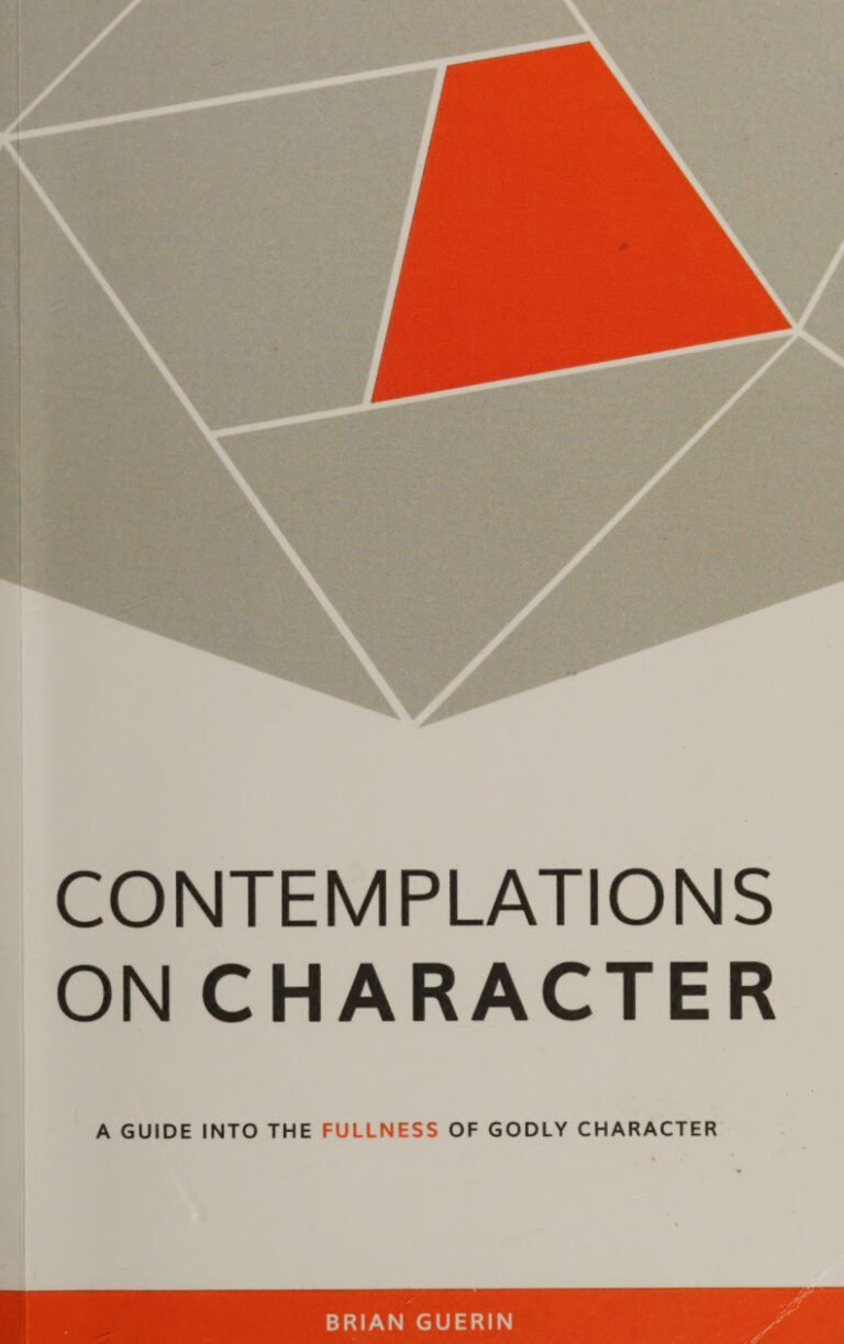 Contemplations on Character Brian Guerin Kitap Kapağı