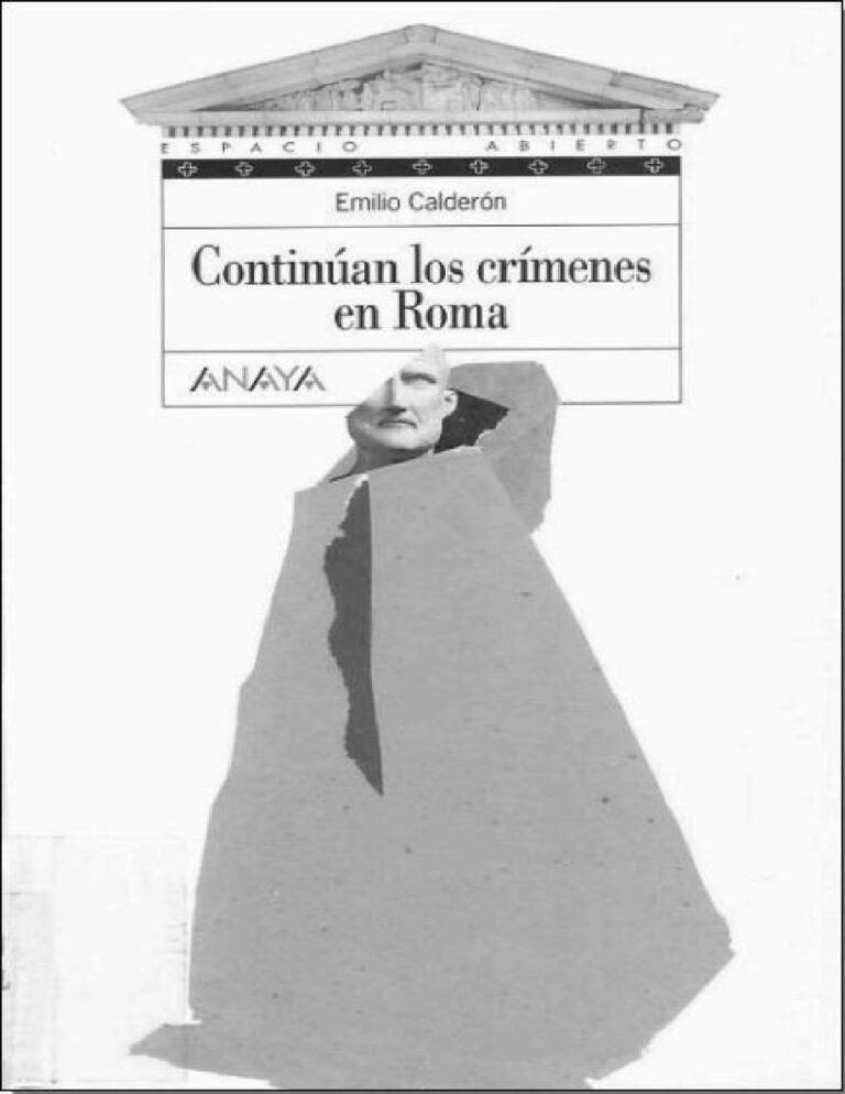 Continuan los crimenes en Roma Emilio Calderon Kitap Kapağı