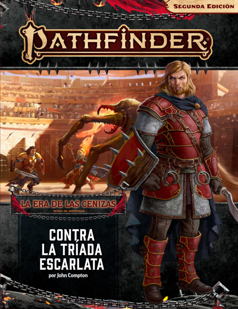 Contra la Triada Escarlata Spanish Edition Paizo Staff Kitap Kapağı