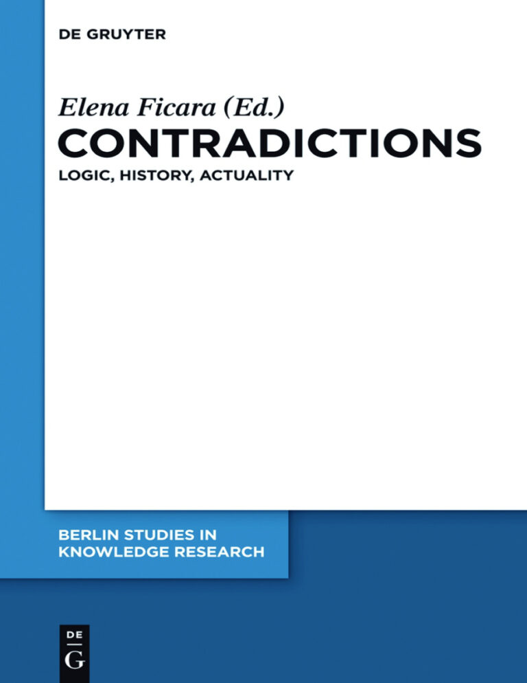 Contradictions German Edition Elena Ficara Kitap Kapağı