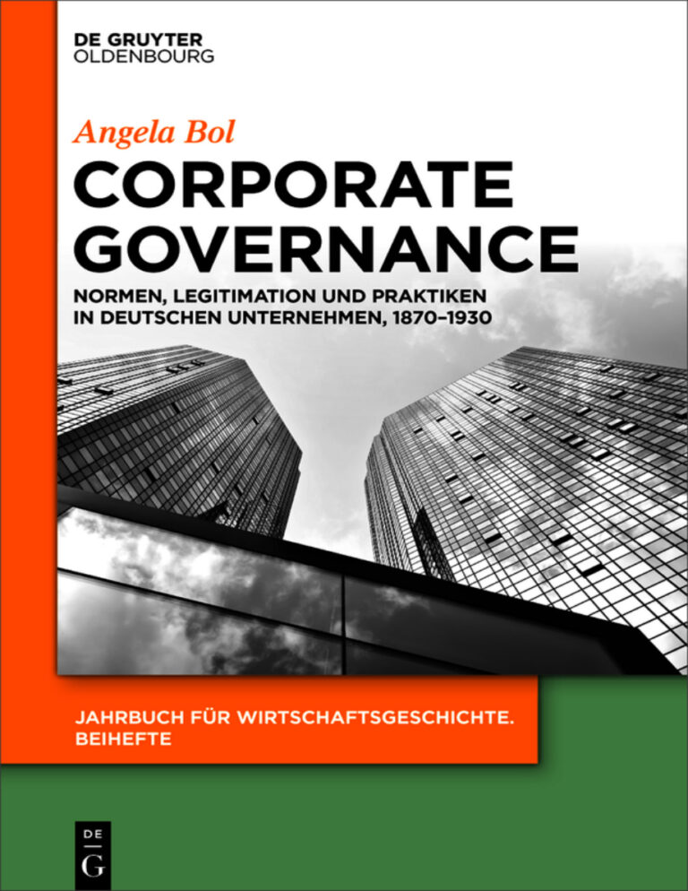 Corporate Governance German Edition Angela Bol Kitap Kapağı