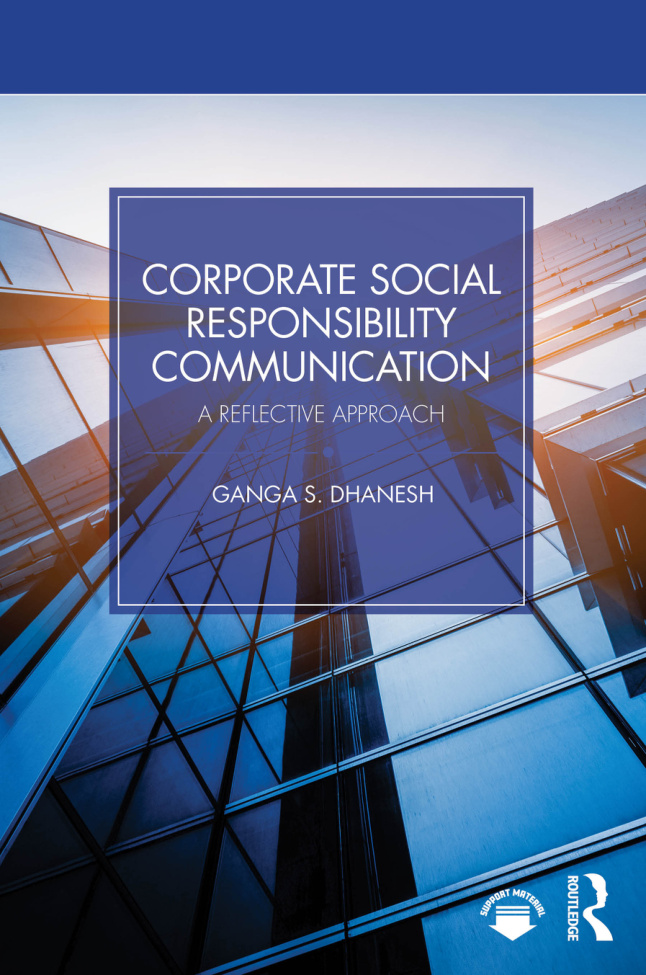 Corporate Social Responsibility Ganga S Dhanesh Kitap Kapağı