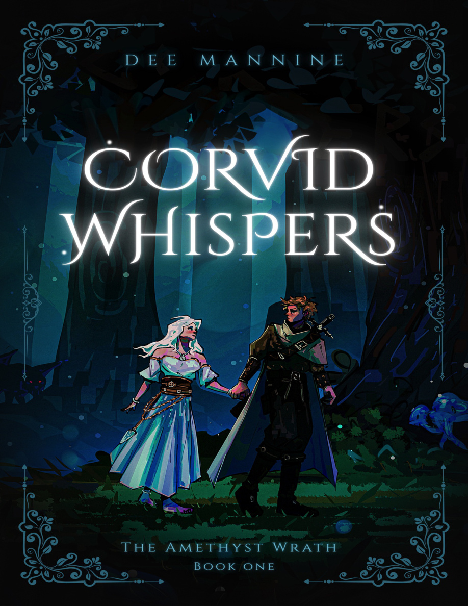 Corvid Whispers Dee Mannine Kitap Kapağı